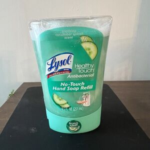 Lysol No Touch Hand Soap Refill Soothing Cucumber Splash 8.5 oz Sealed New